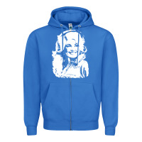 True Royal dolly parton distressed photo Zipper Hoodie - ArtChic