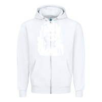 White dolly parton distressed photo Zipper Hoodie - ArtChic
