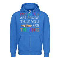 True Royal mistakes are proof that you are trying teacher inspirational t shirt Zipper Hoodie - StudioElite