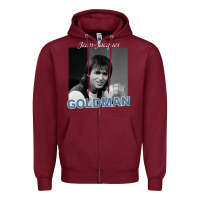Burgundy Jean-Jacques Goldman .png Zipper Hoodie - StudioElite