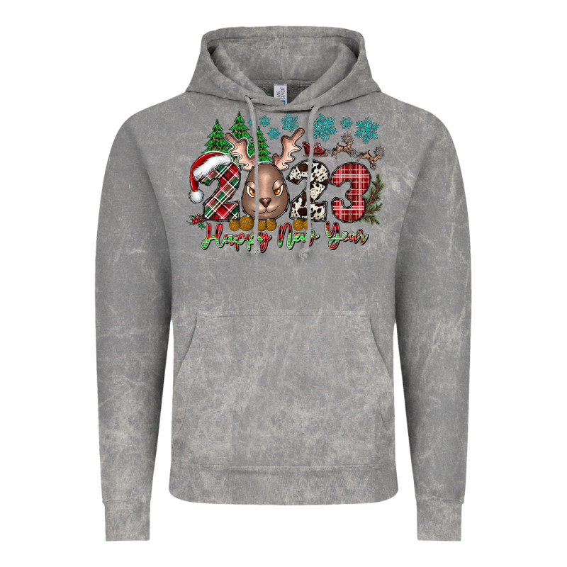 2023 Happy New Year Vintage Hoodie by CowhideDigitalArt | Teevron