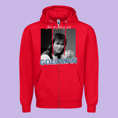 Jean-jacques Goldman .png Zipper Hoodie Designed By Studioelite