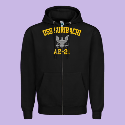 Uss Suribachi Ae 21 T Shirt Zipper Hoodie Designed By Studioelite