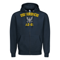 Navy uss suribachi ae 21 t shirt Zipper Hoodie - StudioElite