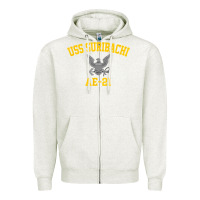 Oatmeal Heather uss suribachi ae 21 t shirt Zipper Hoodie - StudioElite