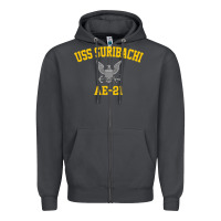 Smoke uss suribachi ae 21 t shirt Zipper Hoodie - StudioElite
