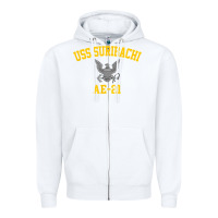 White uss suribachi ae 21 t shirt Zipper Hoodie - StudioElite
