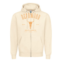 Sandshell deadwood south dakota usa vintage distressed style design long sleeve Zipper Hoodie - StudioElite