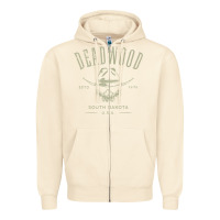 Sandshell deadwood south dakota usa distressed skull design souvenir premium t s Zipper Hoodie - StudioElite