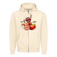 The Muppets Animal Drummer Zipper Hoodie | Teevron