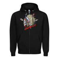 Black trust the government skull native american chief native t shirt Zipper Hoodie - StudioElite