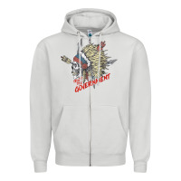 Dove Grey trust the government skull native american chief native t shirt Zipper Hoodie - StudioElite