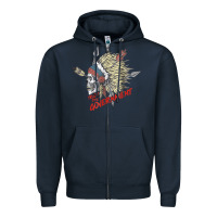 Navy trust the government skull native american chief native t shirt Zipper Hoodie - StudioElite