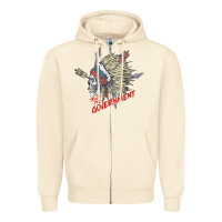 Sandshell trust the government skull native american chief native t shirt Zipper Hoodie - StudioElite