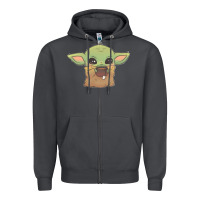 Smoke Baby yoda Zipper Hoodie - StudioElite