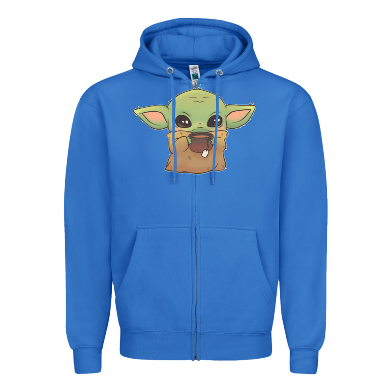 Baby Yoda Zipper Hoodie by StudioElite | Teevron