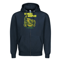 Navy sturgill simpson Zipper Hoodie - StudioElite