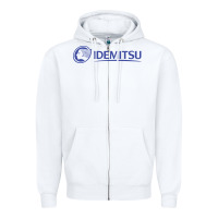 White idemitsu 5 Zipper Hoodie - StudioElite