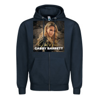 Navy hall of fame gabby barrett Zipper Hoodie - StudioElite