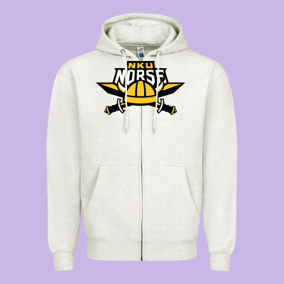 Northern Kentucky Norse, Merch Zipper Hoodie Designed By Studioelite