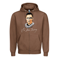 Chestnut rbg ruth bader ginsburg feminist t shirt   signature art Zipper Hoodie - StudioElite