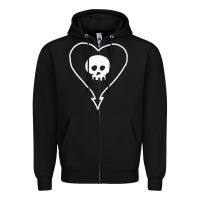 Black alkaline trio Zipper Hoodie - StudioElite