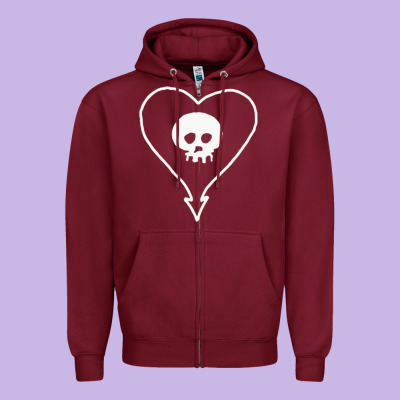 Alkaline Trio Zipper Hoodie Designed By Studioelite