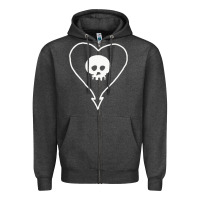 Charcoal Heather alkaline trio Zipper Hoodie - StudioElite