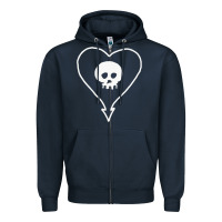 Navy alkaline trio Zipper Hoodie - StudioElite