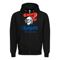 Black newcastle knights Zipper Hoodie - StudioElite