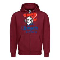 Burgundy newcastle knights Zipper Hoodie - StudioElite