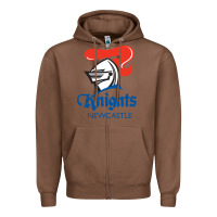 Chestnut newcastle knights Zipper Hoodie - StudioElite