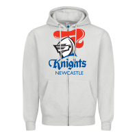 Dove Grey newcastle knights Zipper Hoodie - StudioElite