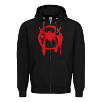 Black Into the Spider-Verse Zipper Hoodie - StudioElite