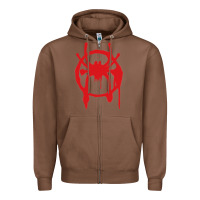 Chestnut Into the Spider-Verse Zipper Hoodie - StudioElite
