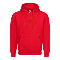 Red Into the Spider-Verse Zipper Hoodie - StudioElite