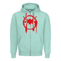 Seafoam Into the Spider-Verse Zipper Hoodie - StudioElite