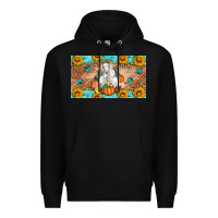 Black Goat Family Fall Pumpkins Premium Hoodie - Artiststas