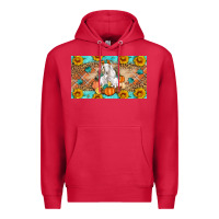 Cardinal Goat Family Fall Pumpkins Premium Hoodie - Artiststas