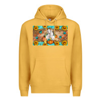 Mustard Goat Family Fall Pumpkins Premium Hoodie - Artiststas