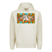 Oatmeal Heather Goat Family Fall Pumpkins Premium Hoodie - Artiststas
