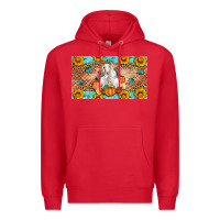 Red Goat Family Fall Pumpkins Premium Hoodie - Artiststas