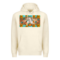 Sandshell Goat Family Fall Pumpkins Premium Hoodie - Artiststas