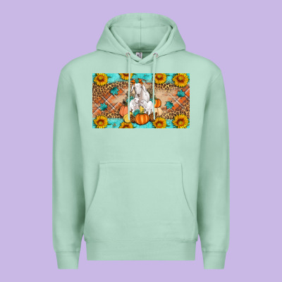 Goat Family Fall Pumpkins Premium Hoodie Designed By Artiststas