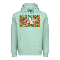 Seafoam Goat Family Fall Pumpkins Premium Hoodie - Artiststas