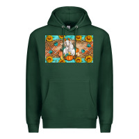Sports Green Goat Family Fall Pumpkins Premium Hoodie - Artiststas