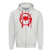 Dove Grey Into the Spider-Verse Zipper Hoodie - StudioElite