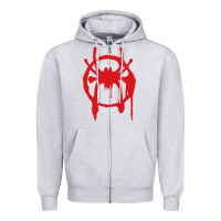 Heather Grey Into the Spider-Verse Zipper Hoodie - StudioElite