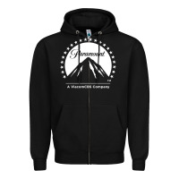 Black Paramount Pictures 3 Zipper Hoodie - StudioElite