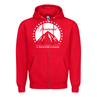 Red Paramount Pictures 3 Zipper Hoodie - StudioElite